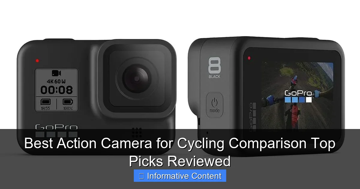 Best Action Camera for Cycling Comparison Top Picks Reviewed