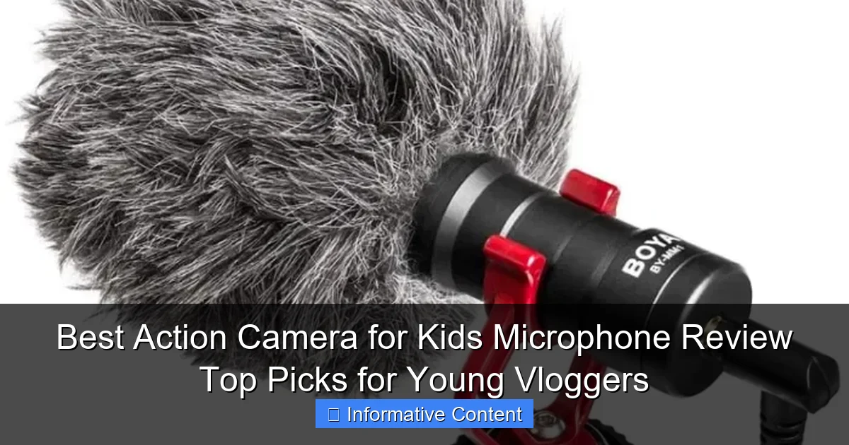 Best Action Camera for Kids Microphone Review Top Picks for Young Vloggers