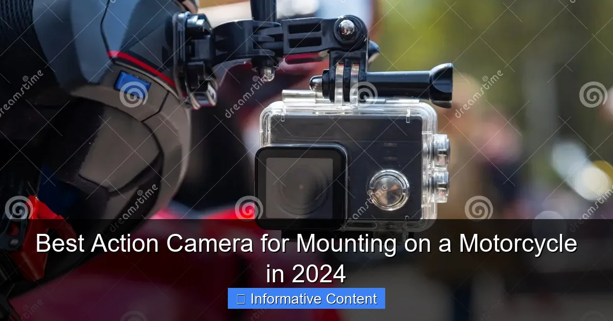 Best Action Camera for Mounting on a Motorcycle in 2024