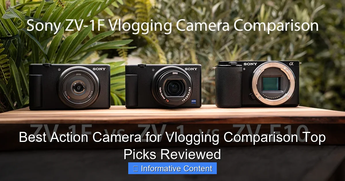 Best Action Camera for Vlogging Comparison Top Picks Reviewed