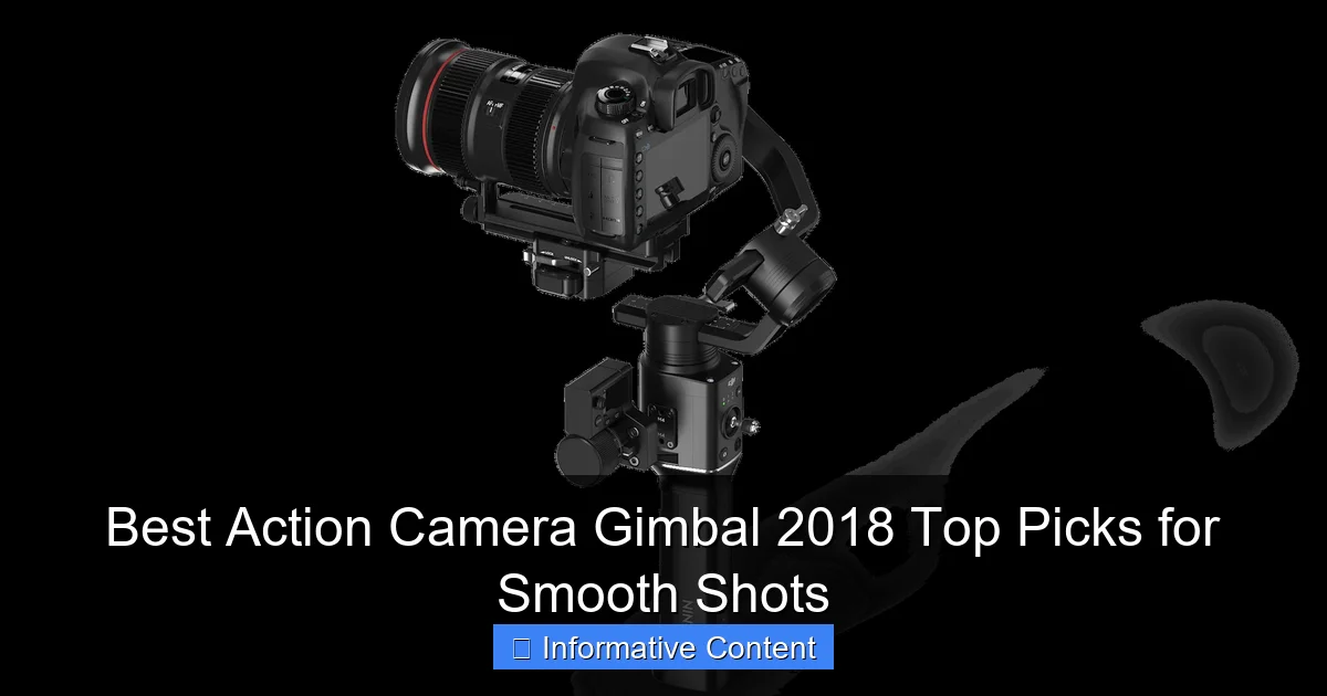 Best Action Camera Gimbal 2018 Top Picks for Smooth Shots