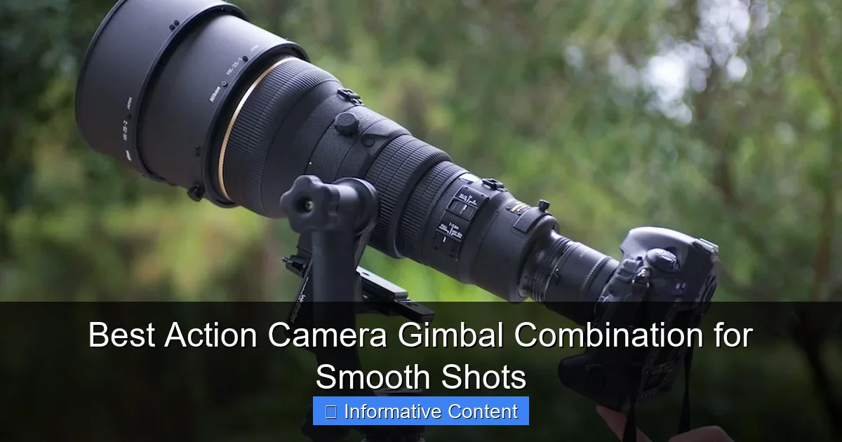 Best Action Camera Gimbal Combination for Smooth Shots