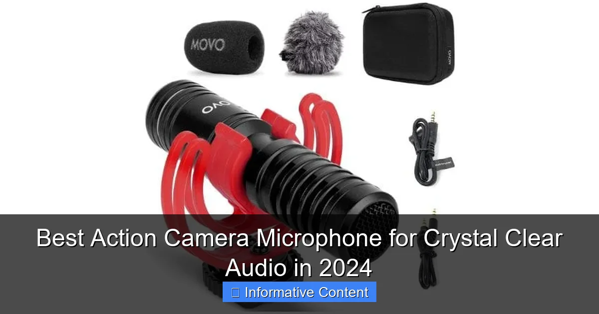 Best Action Camera Microphone for Crystal Clear Audio in 2024