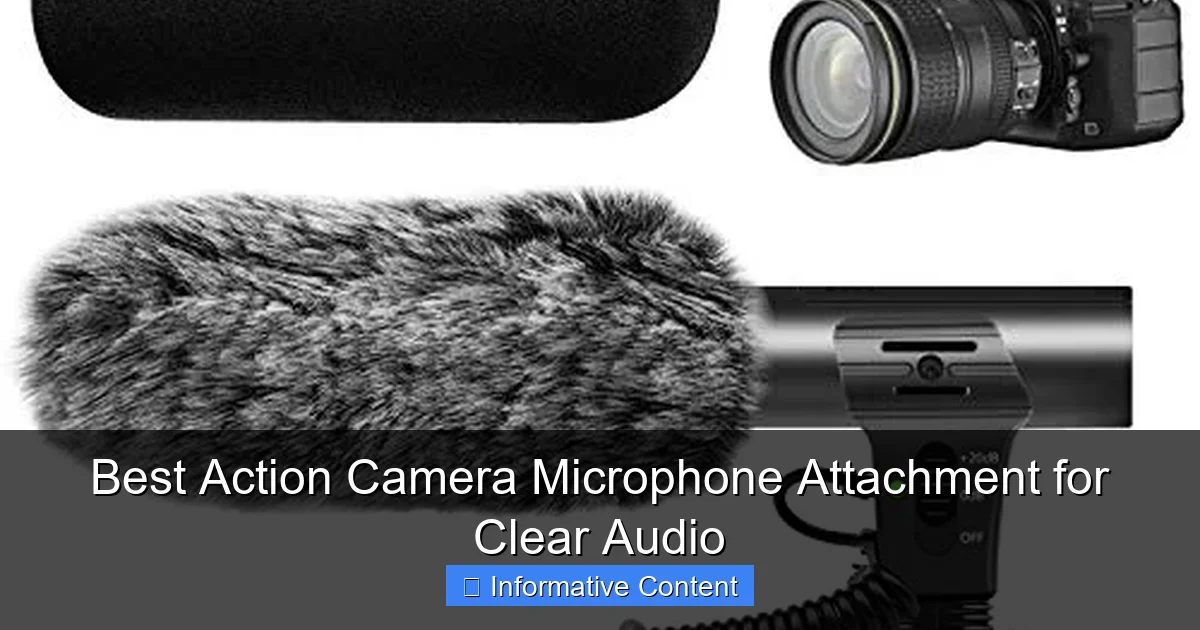 Best Action Camera Microphone Attachment for Clear Audio