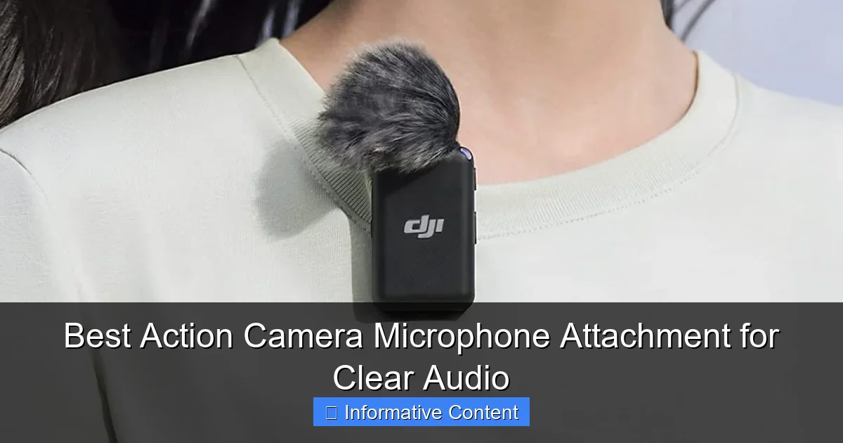 Best Action Camera Microphone Attachment for Clear Audio