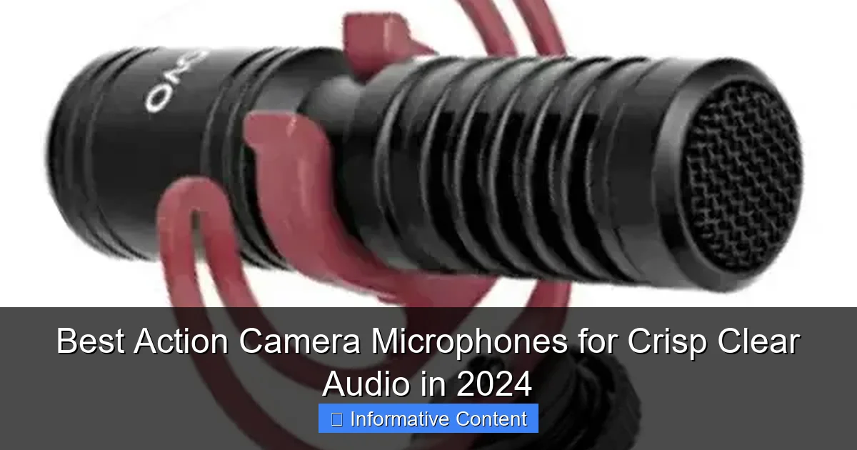 Best Action Camera Microphones for Crisp Clear Audio in 2024