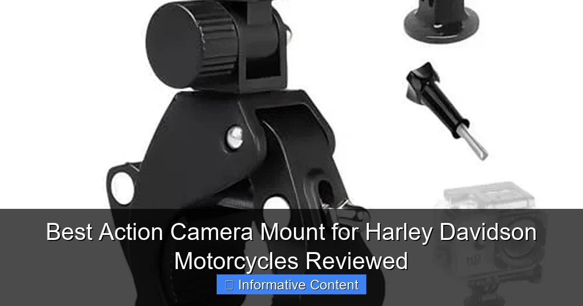 Best Action Camera Mount for Harley Davidson Motorcycles Reviewed