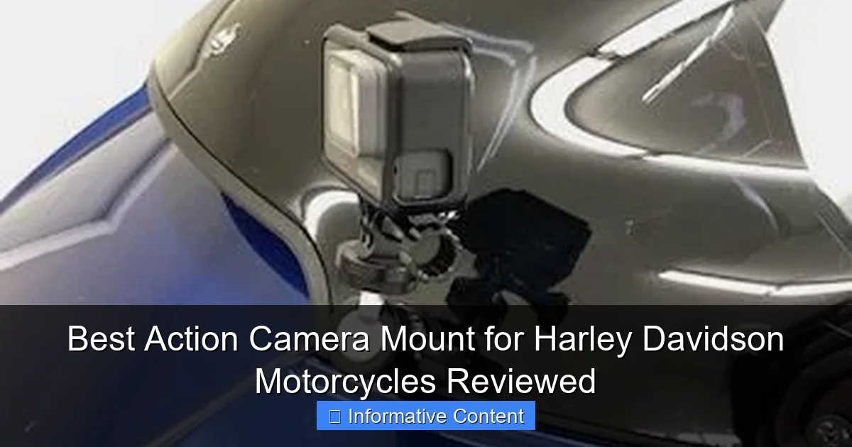 Best Action Camera Mount for Harley Davidson Motorcycles Reviewed
