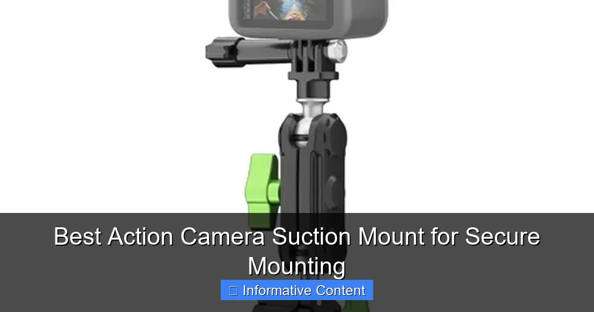 Best Action Camera Suction Mount for Secure Mounting