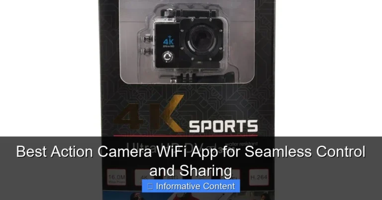 Best Action Camera WiFi App for Seamless Control and Sharing