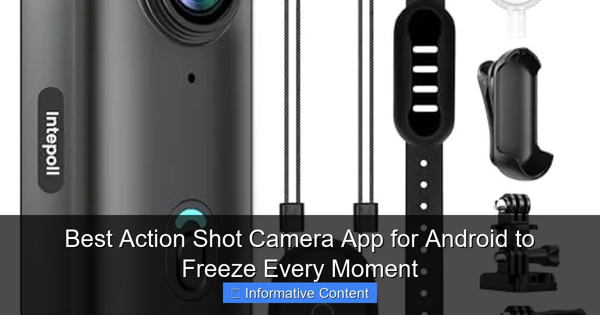 Best Action Shot Camera App for Android to Freeze Every Moment