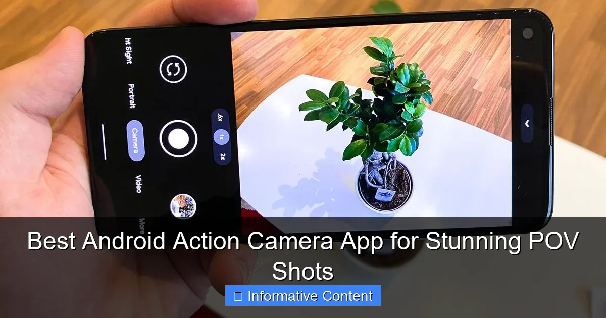 Best Android Action Camera App for Stunning POV Shots
