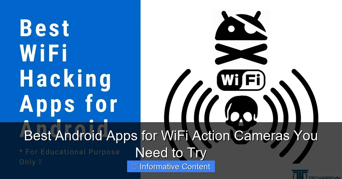 Best Android Apps for WiFi Action Cameras You Need to Try