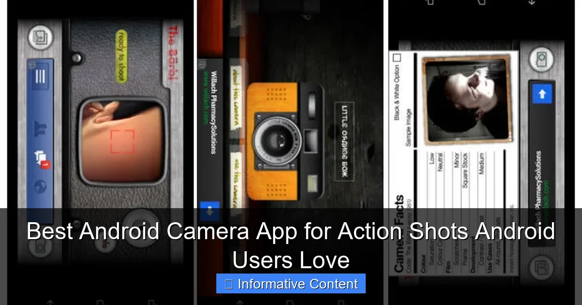 Best Android Camera App for Action Shots Android Users Love