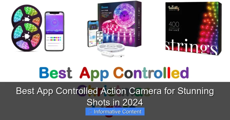 Best App Controlled Action Camera for Stunning Shots in 2024