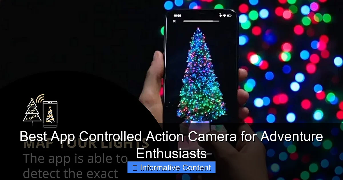 Best App Controlled Action Camera for Adventure Enthusiasts