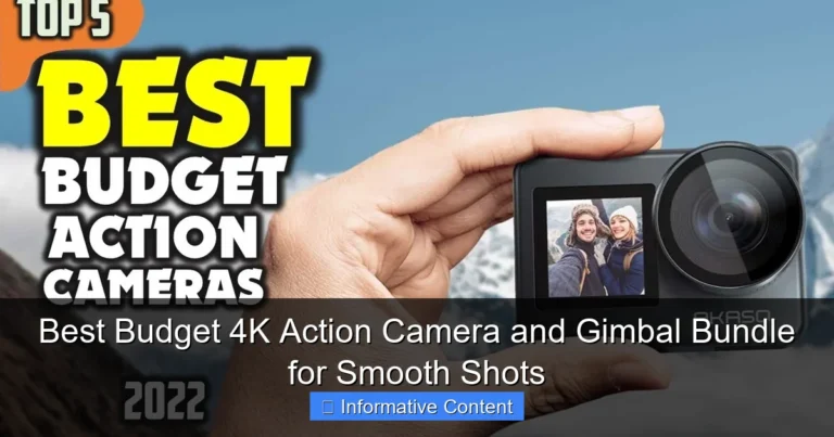 Best Budget 4K Action Camera and Gimbal Bundle for Smooth Shots