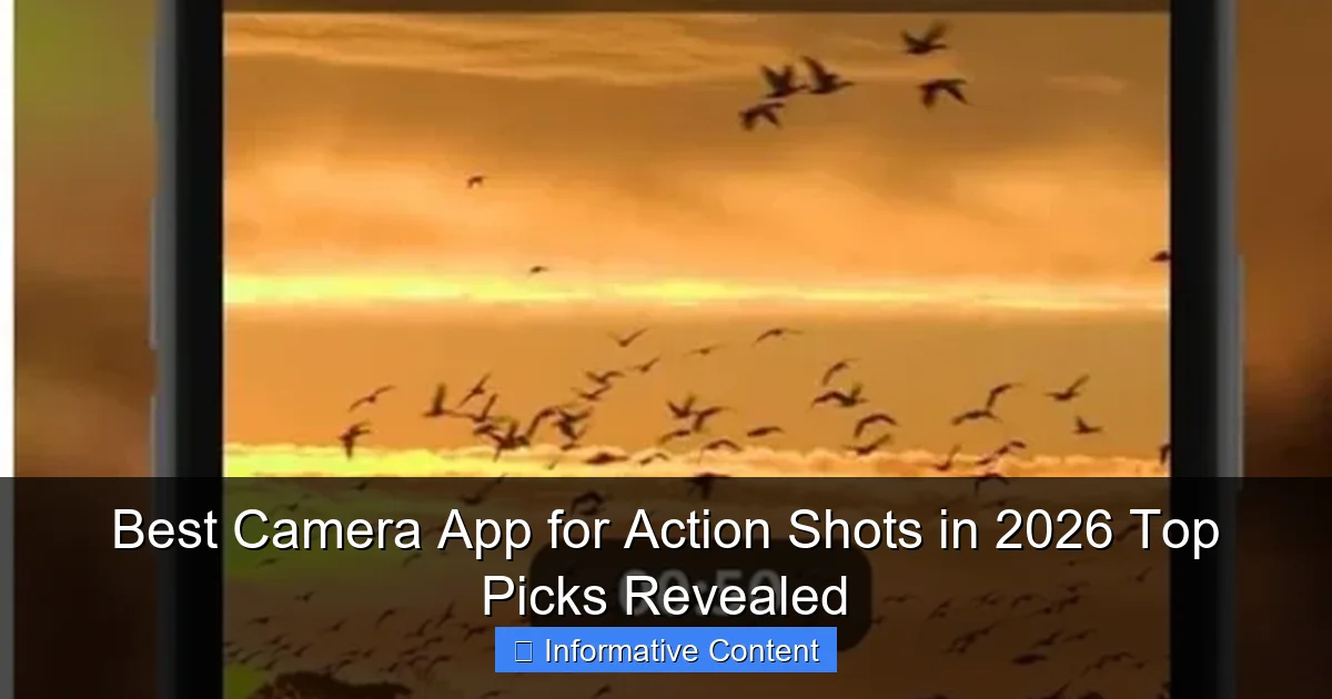 Best Camera App for Action Shots in 2026 Top Picks Revealed