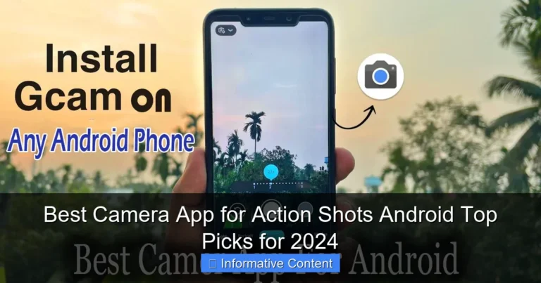 Best Camera App for Action Shots Android Top Picks for 2024
