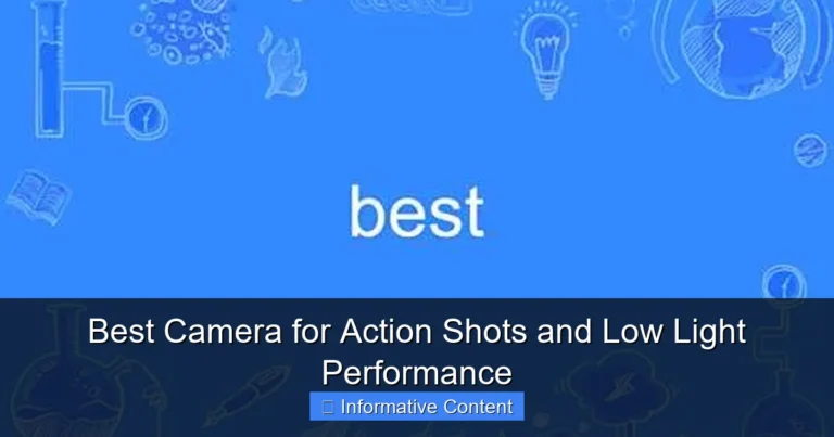 Best Camera for Action Shots and Low Light Performance