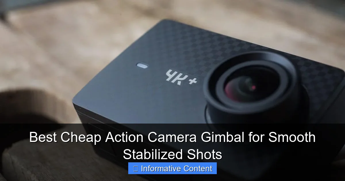 Best Cheap Action Camera Gimbal for Smooth Stabilized Shots
