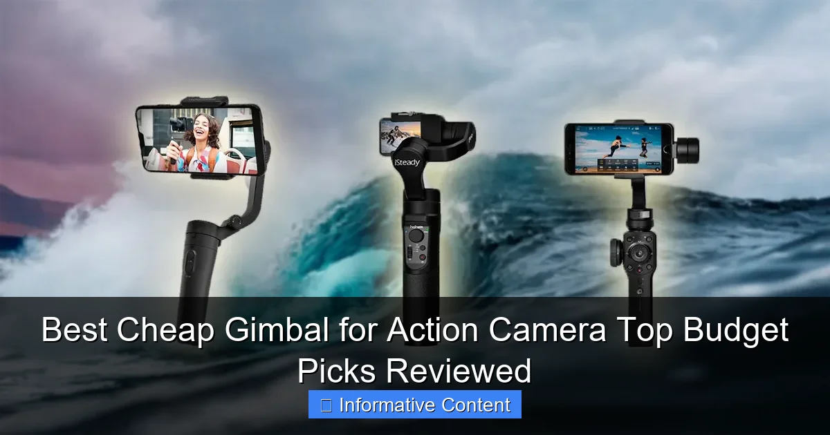 Best Cheap Gimbal for Action Camera Top Budget Picks Reviewed