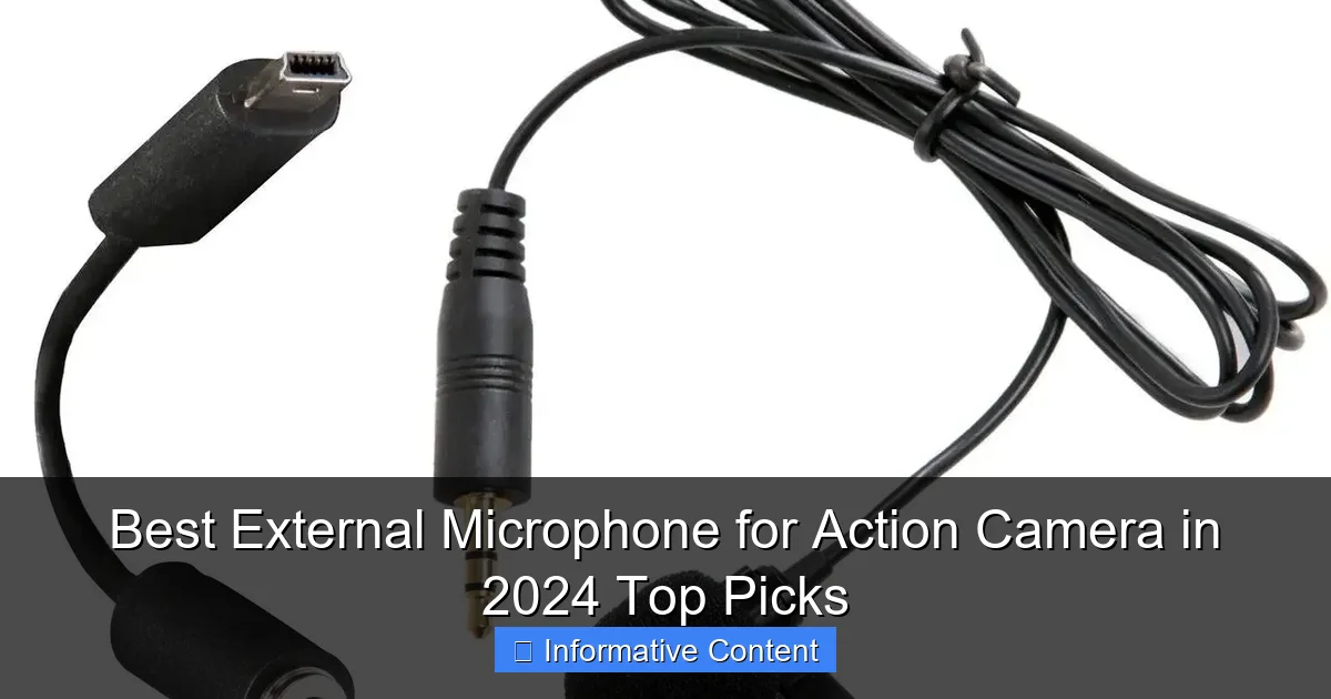 Best External Microphone for Action Camera in 2024 Top Picks