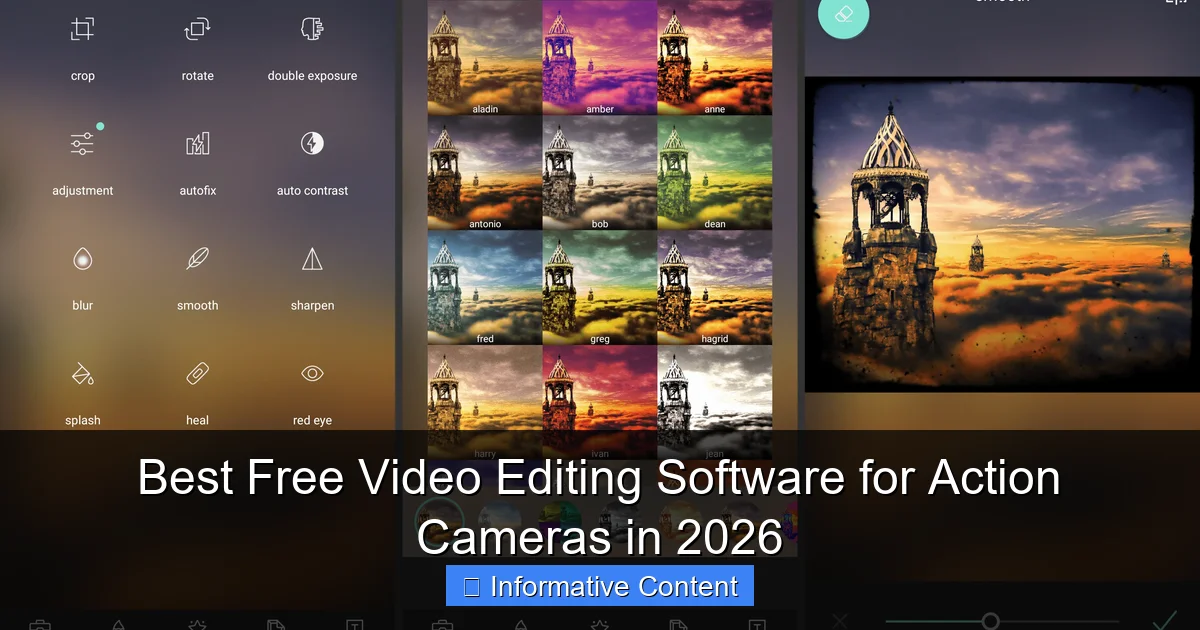 Best Free Video Editing Software for Action Cameras in 2026