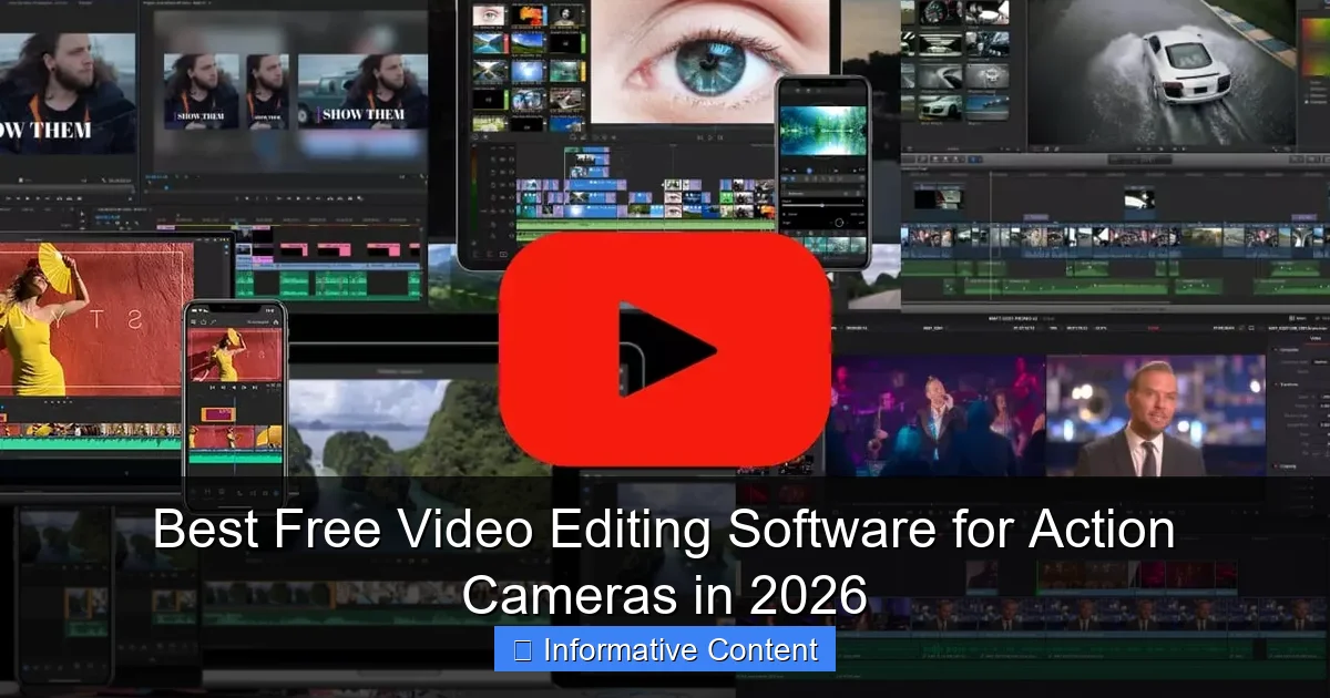 Best Free Video Editing Software for Action Cameras in 2026