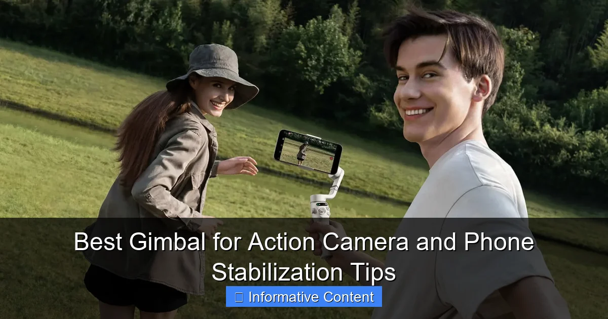 Best Gimbal for Action Camera and Phone Stabilization Tips