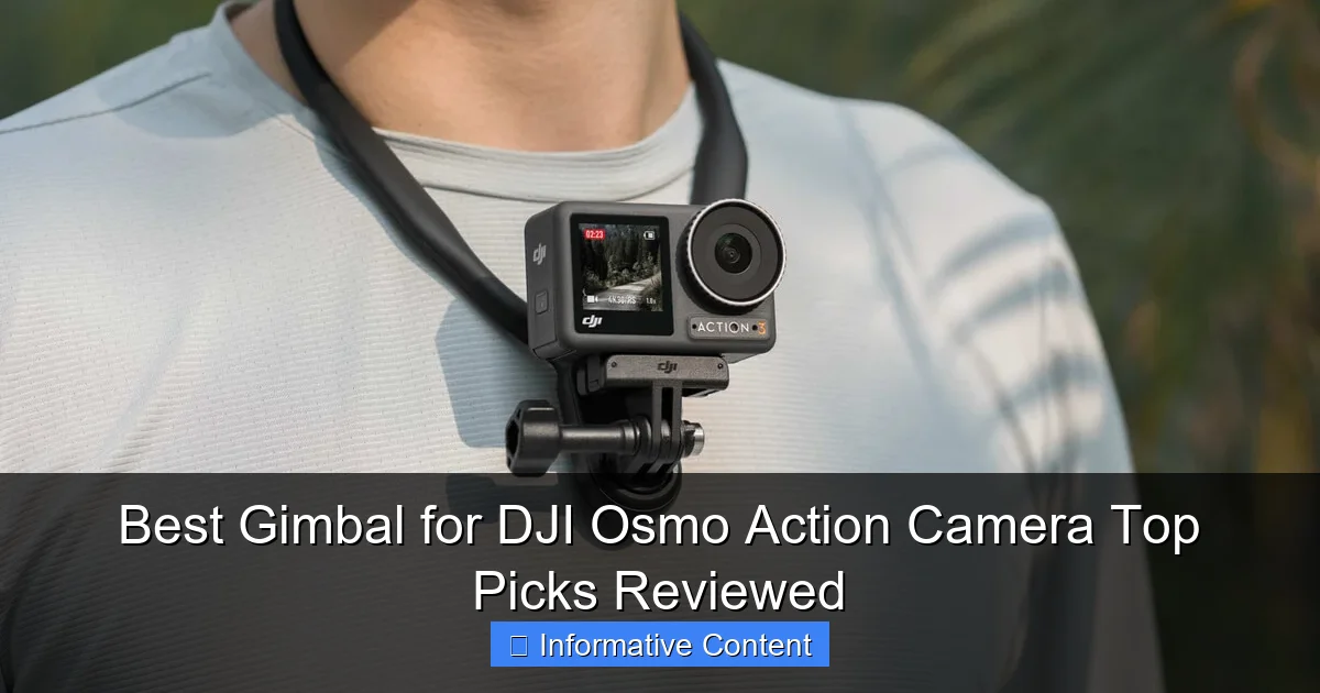 Best Gimbal for DJI Osmo Action Camera Top Picks Reviewed