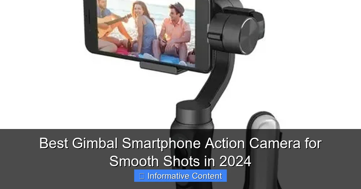 Best Gimbal Smartphone Action Camera for Smooth Shots in 2024
