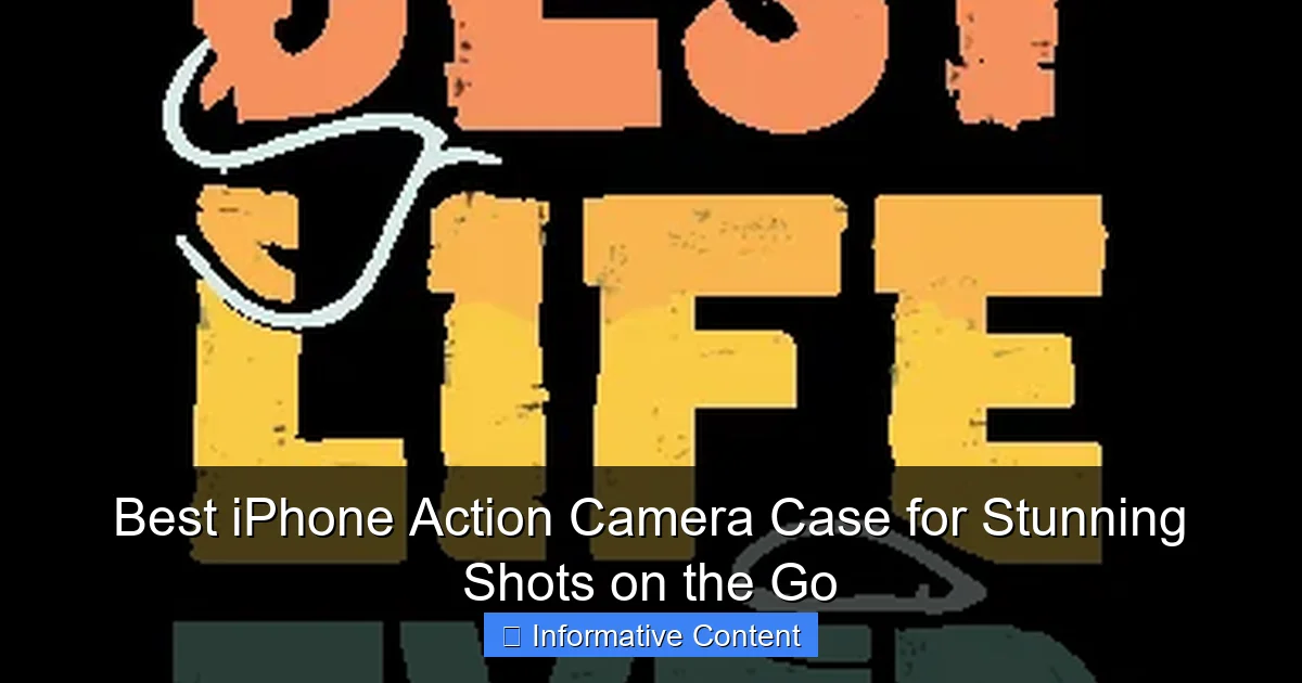Best iPhone Action Camera Case for Stunning Shots on the Go