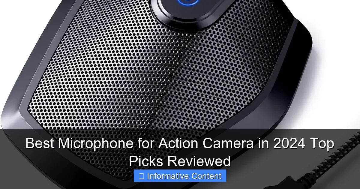 Best Microphone for Action Camera in 2024 Top Picks Reviewed