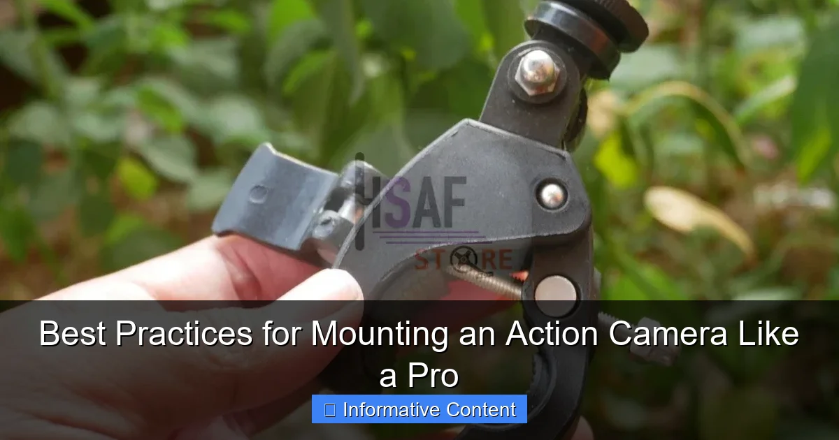 Best Practices for Mounting an Action Camera Like a Pro