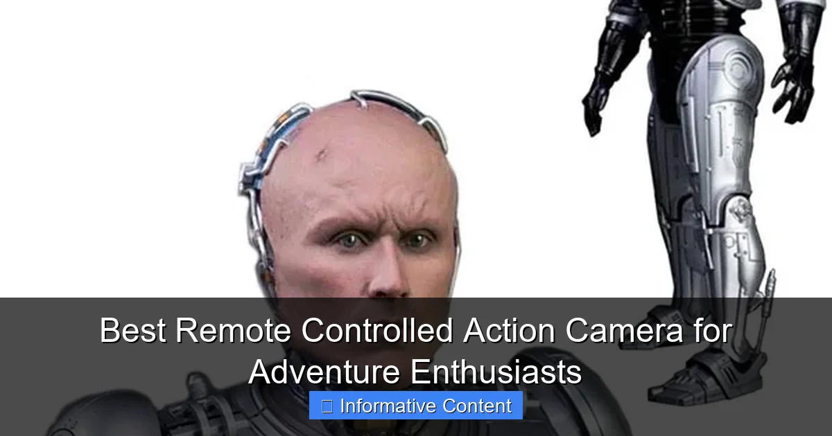 Best Remote Controlled Action Camera for Adventure Enthusiasts