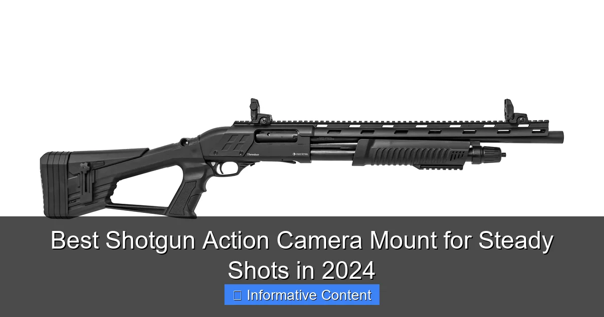 Best Shotgun Action Camera Mount for Steady Shots in 2024
