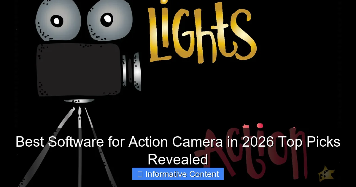 Best Software for Action Camera in 2026 Top Picks Revealed