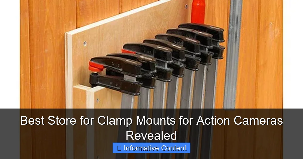 Best Store for Clamp Mounts for Action Cameras Revealed