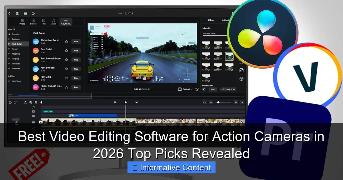 Best Video Editing Software for Action Cameras in 2026 Top Picks Revealed