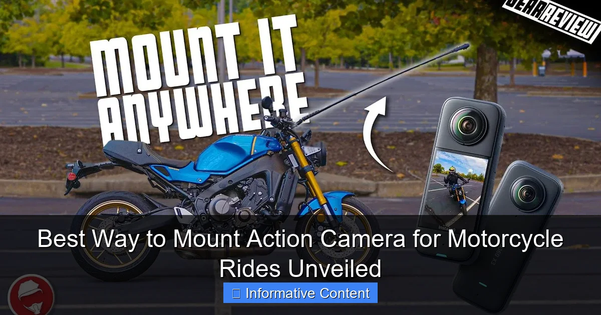Best Way to Mount Action Camera for Motorcycle Rides Unveiled