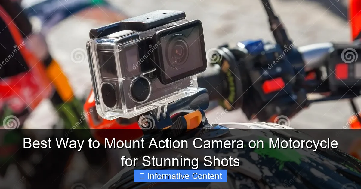 Best Way to Mount Action Camera on Motorcycle for Stunning Shots