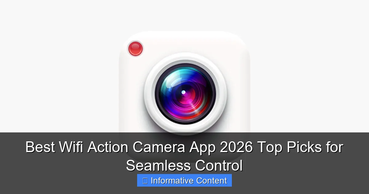 Best Wifi Action Camera App 2026 Top Picks for Seamless Control