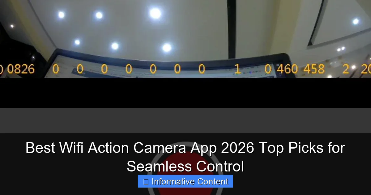 Best Wifi Action Camera App 2026 Top Picks for Seamless Control