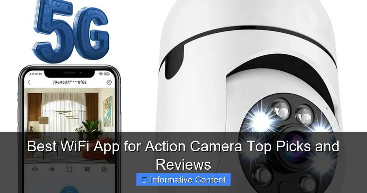 Best WiFi App for Action Camera Top Picks and Reviews