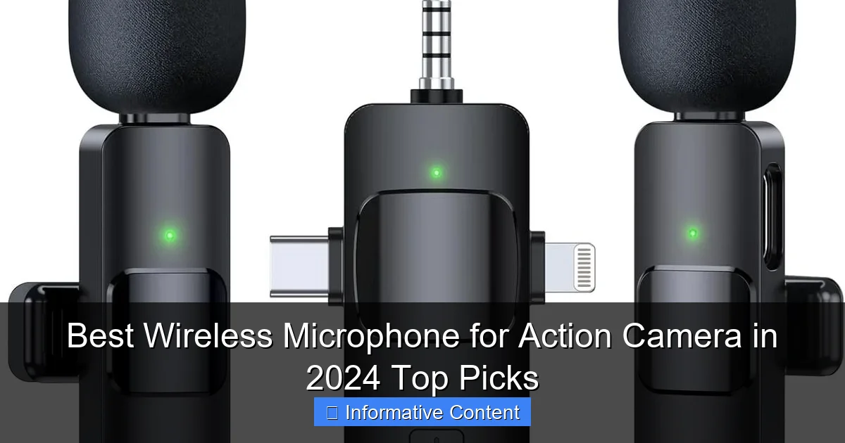 Best Wireless Microphone for Action Camera in 2024 Top Picks