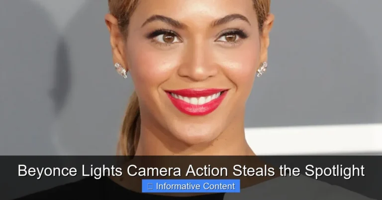 Beyonce Lights Camera Action Steals the Spotlight