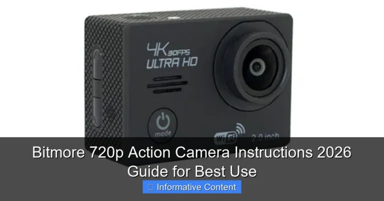 Bitmore 720p Action Camera Instructions 2026 Guide for Best Use