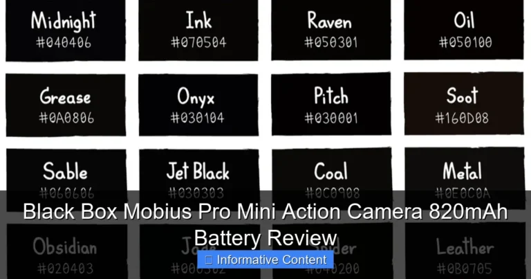 Black Box Mobius Pro Mini Action Camera 820mAh Battery Review