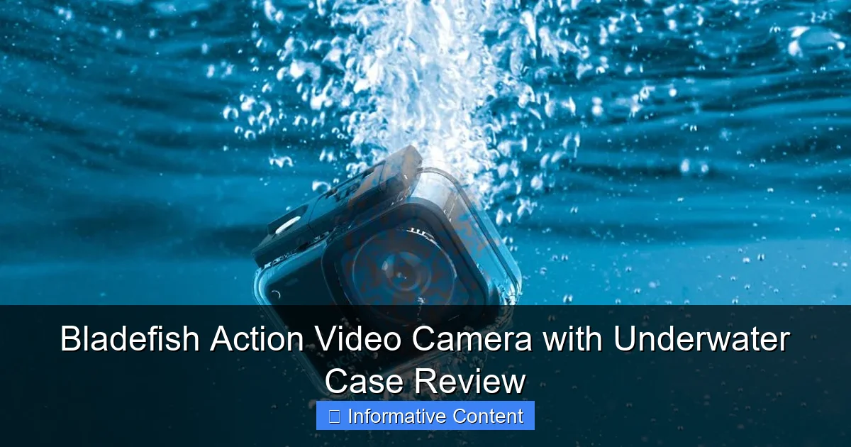 Bladefish Action Video Camera with Underwater Case Review